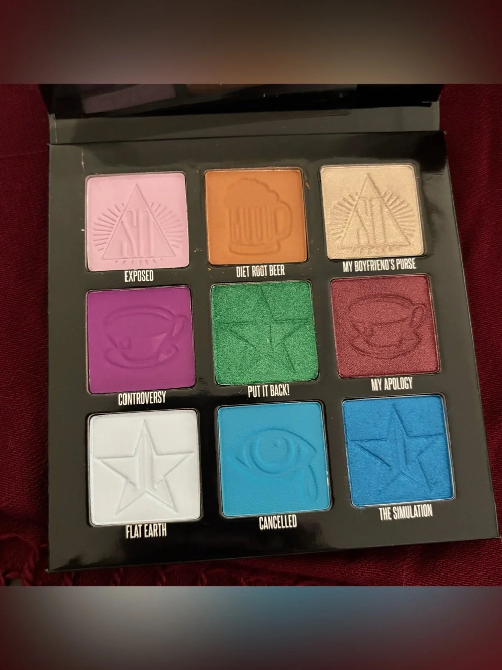 Jeffree Star Shane Dawson Mini Controversy Eyeshadow Palette NIB Discontinued